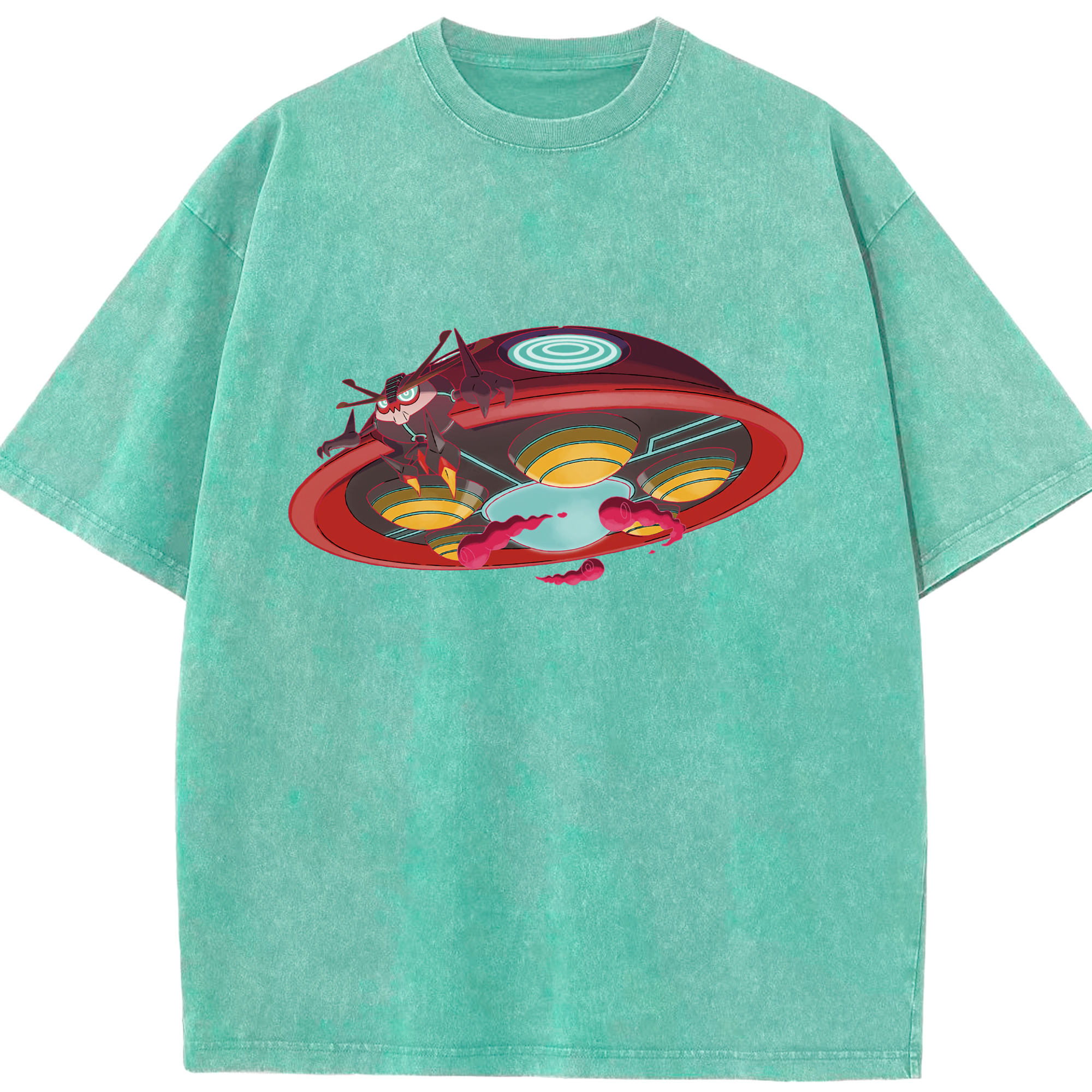 （画像用） ポケットモンスター Pokémon 綿100% ヴィンテージ風 半袖Tシャツ（フロントプリント）